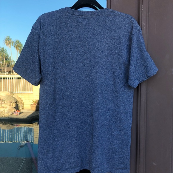 Vans Charcoal Hawaiian Floral Patterned Logo Tee M - Picture 7 of 9